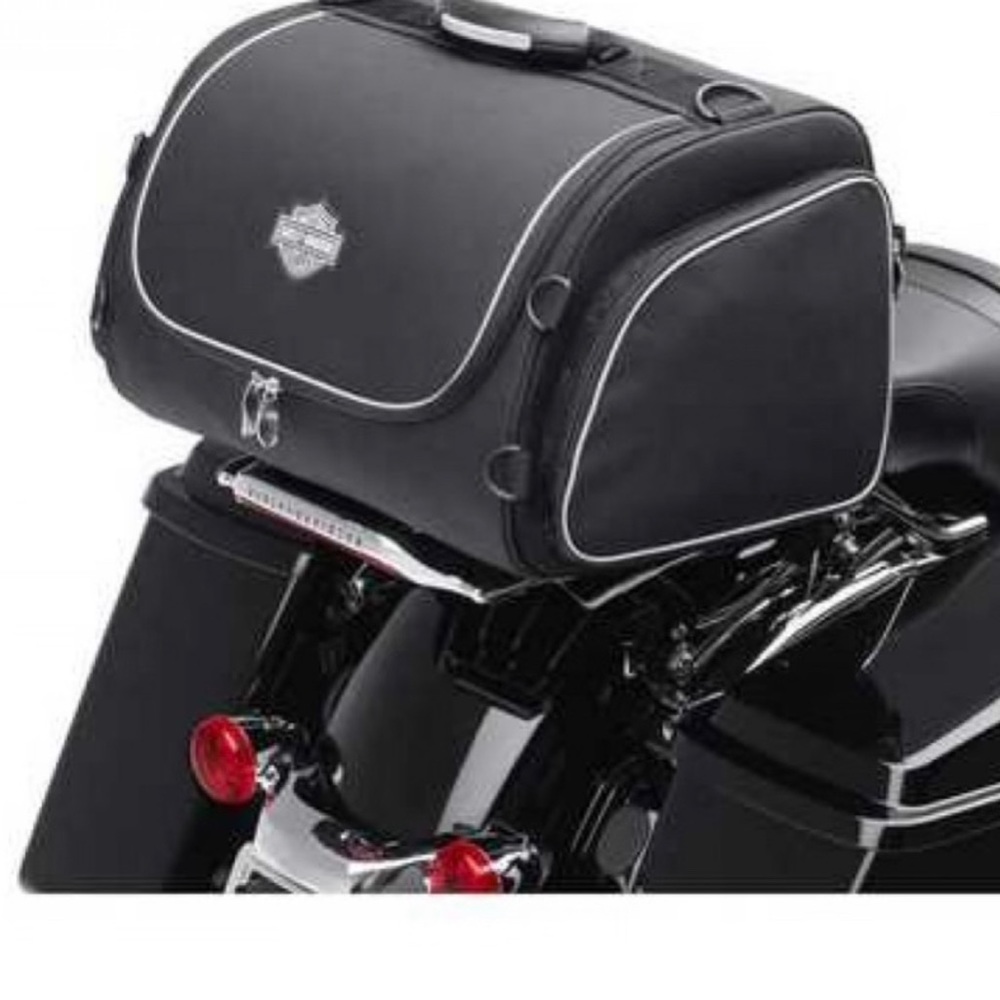 Harley Davidson Tail Bag and Rain Cover - Picture 1 of 16